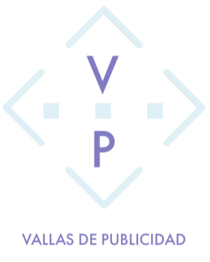 vallas de publicidad en Madrid logo morado